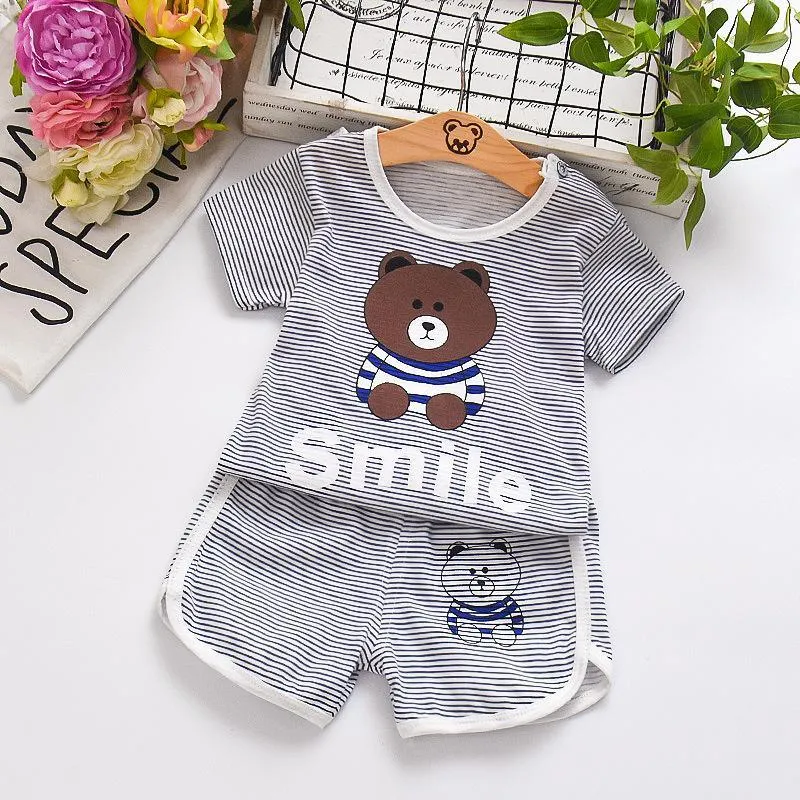 2-piece T-shirt & Shorts for Toddler Boy Wholesale Children's Clothing