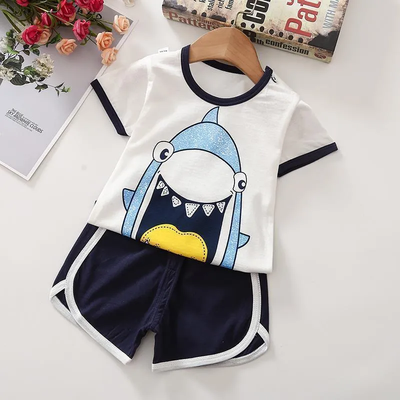 2-piece T-shirt & Shorts for Toddler Boy Wholesale Children's Clothing