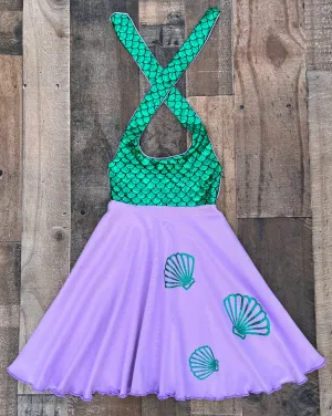 3T Mermaid Girl Twirl Dress