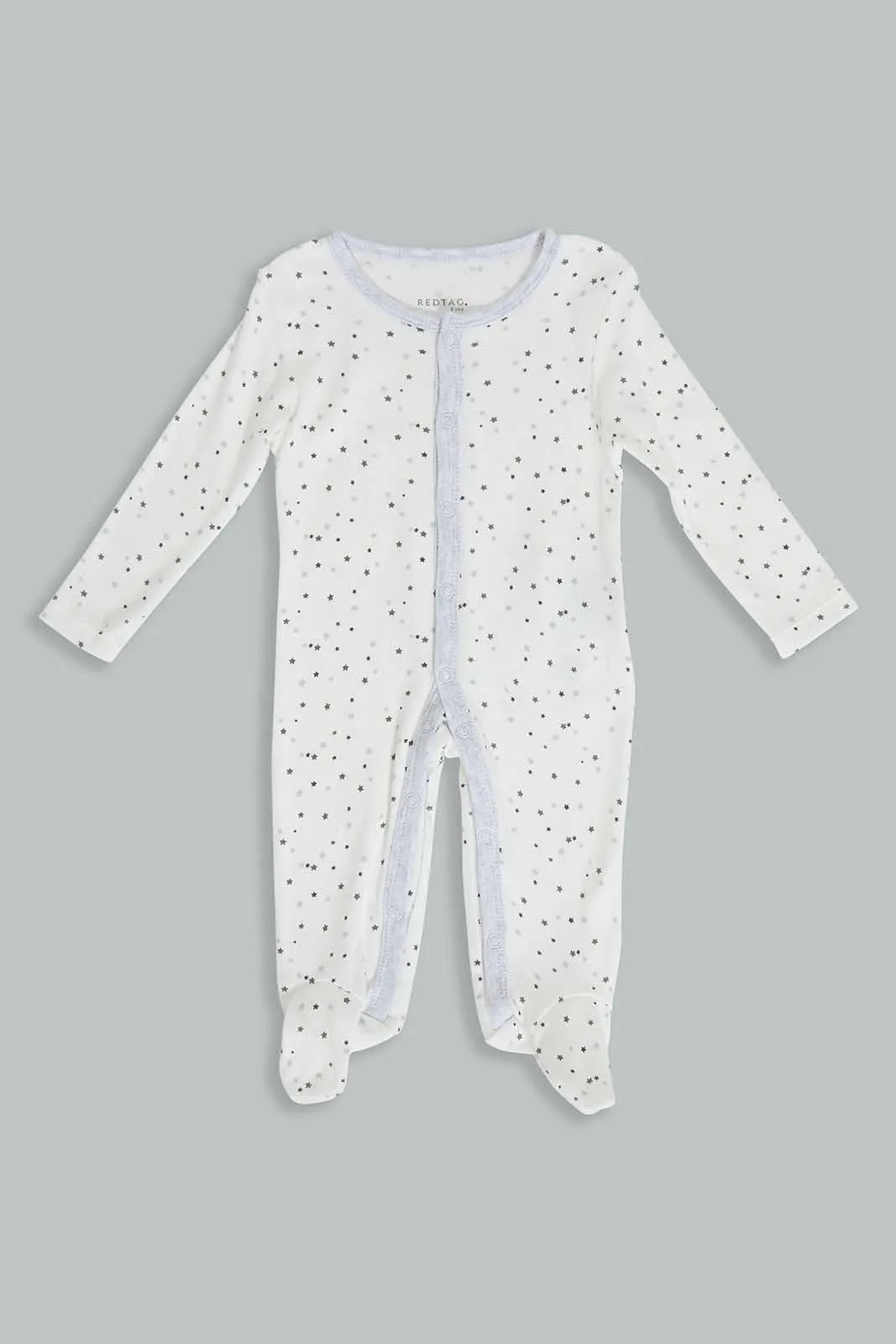 Babies Grey And White Star Gift Set (5 Piece)