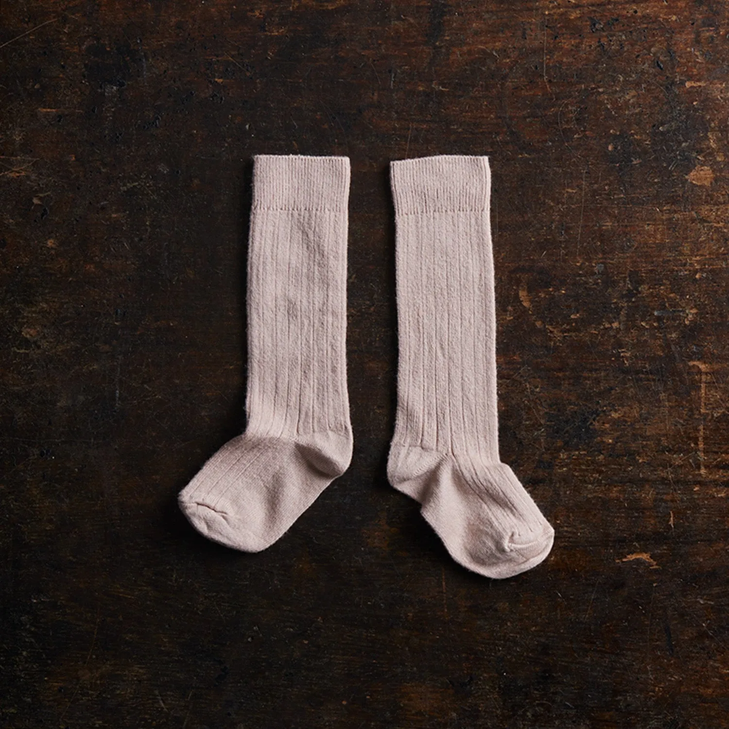 Baby & Kids Cotton Knee Socks - Old Rose