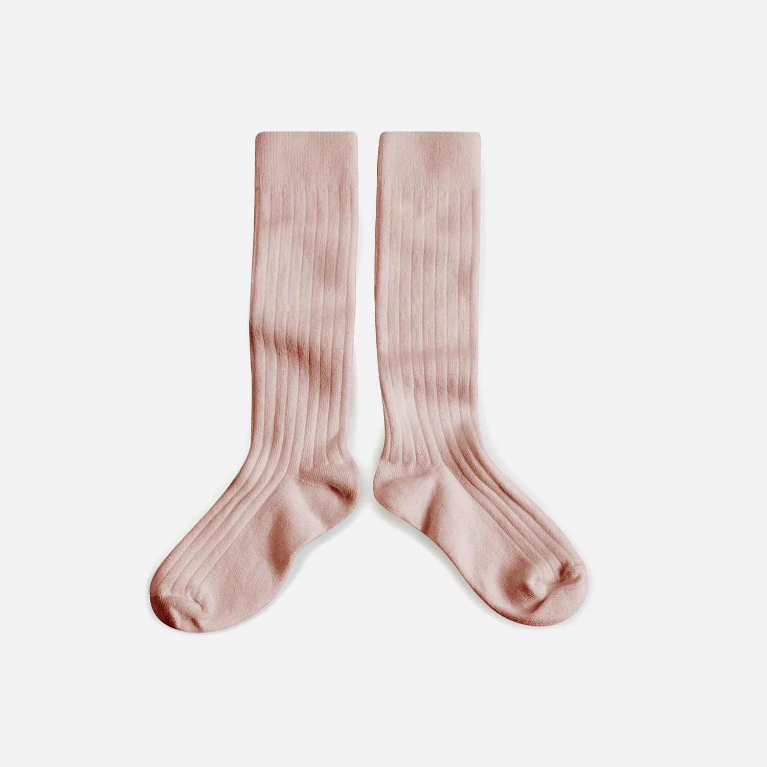 Baby & Kids Cotton Knee Socks - Old Rose