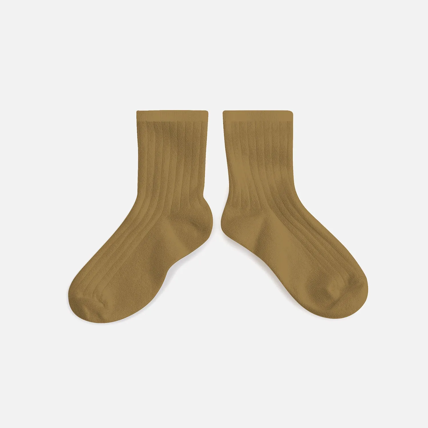 Baby & Kids Cotton Short Socks - Biscuit