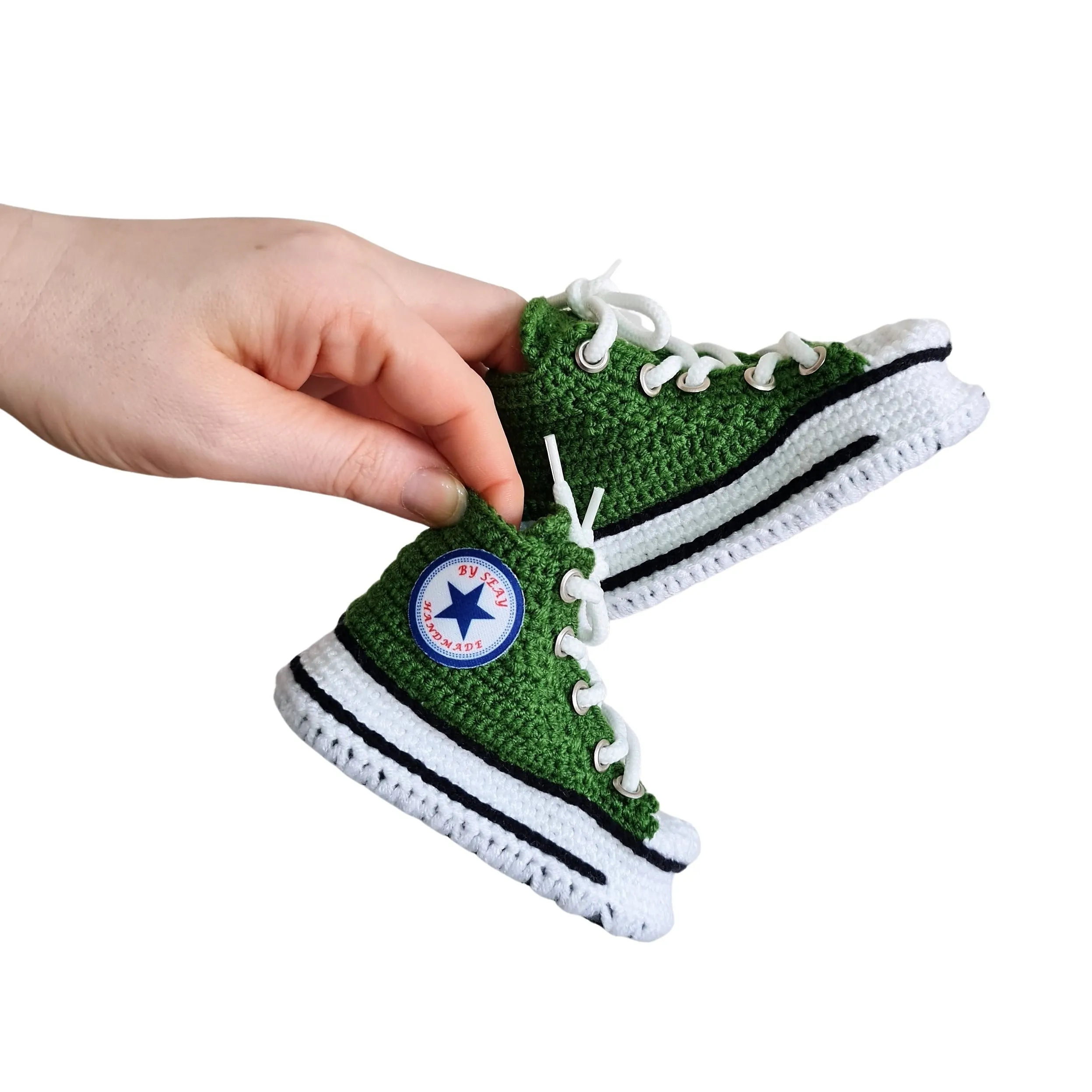 Baby Converse Booties Shoes Green Slippers