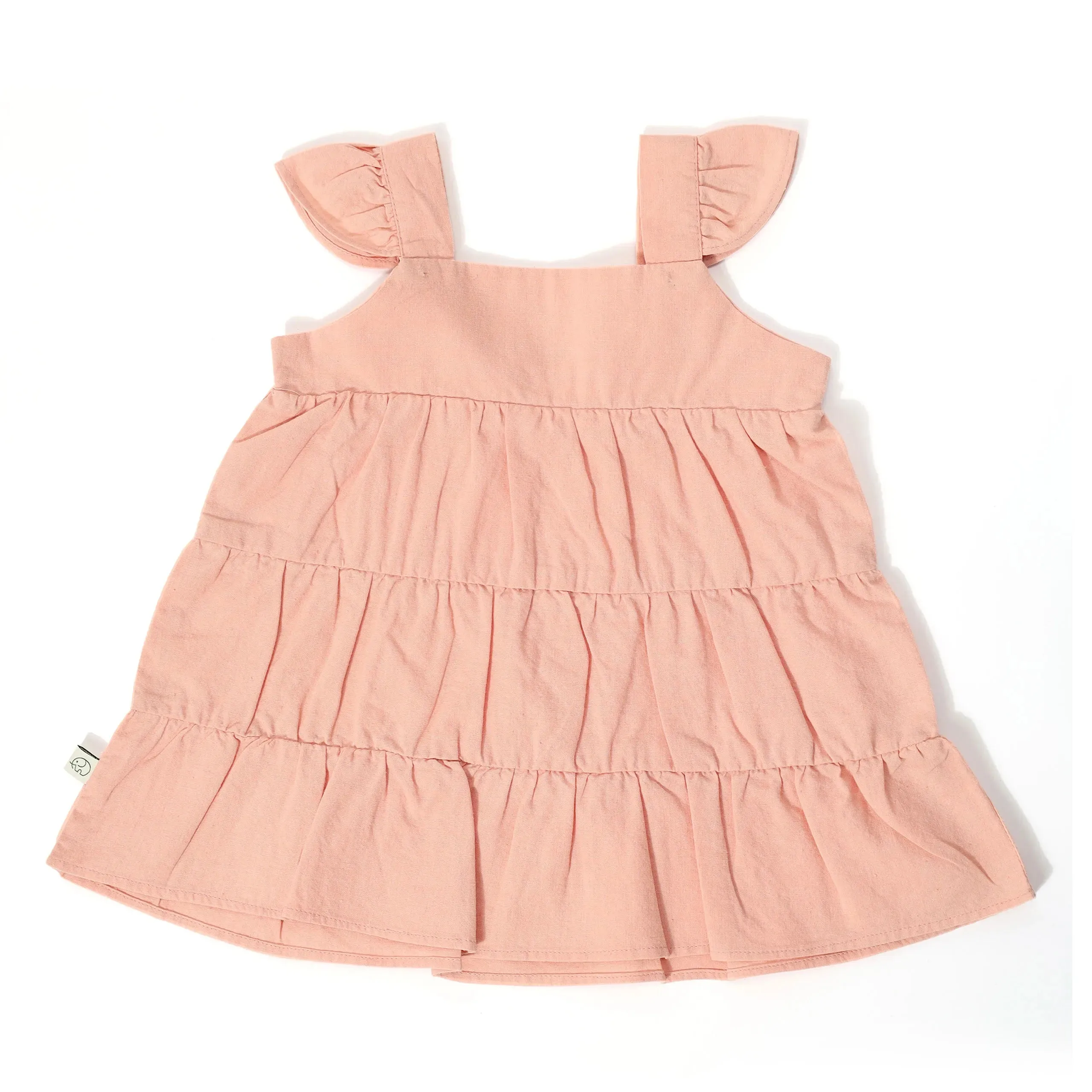 Baby Summer Dress - Coral Almond