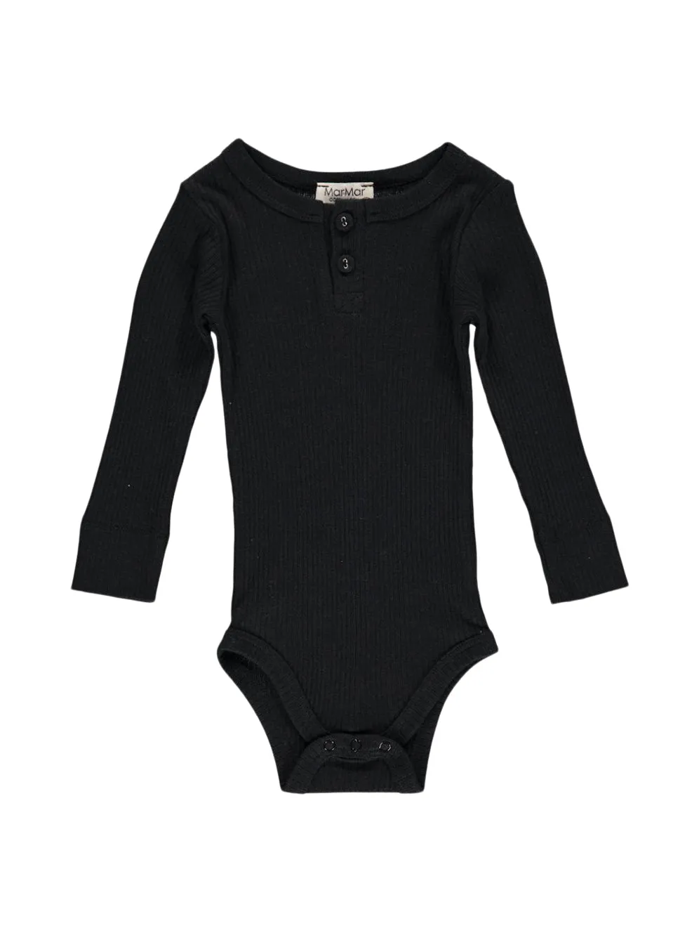 Basic Rib Henley Bodysuit & Leggings Set