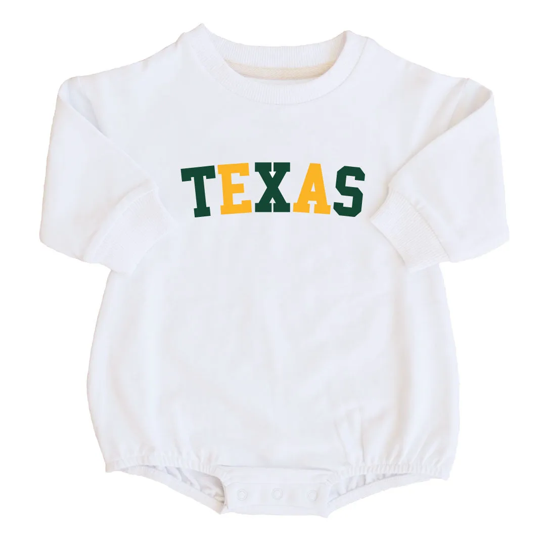 Baylor University | BU Graphic Sweatshirt Bubble Romper