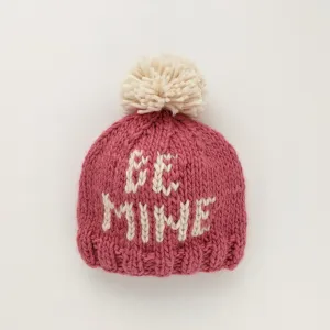 Be Mine Valentine's Day Hand Knit Beanie Hat