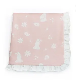 Bunnies by the Bay Blossoms Organic Receiving Blanket