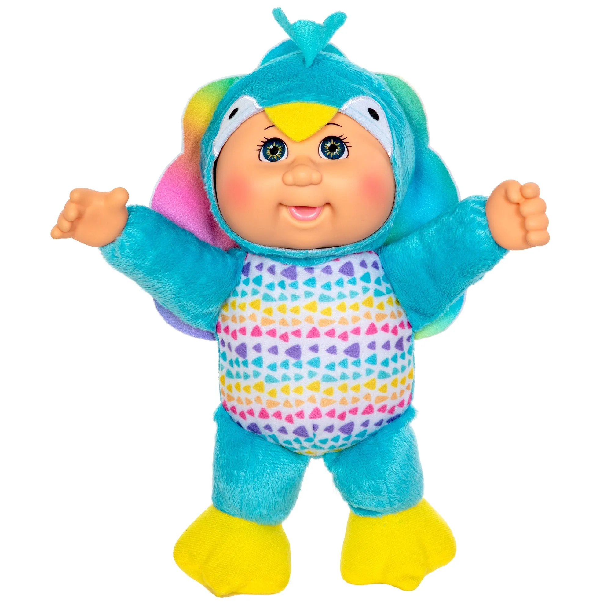 Cabbage Patch Kids Rainbow Garden Collectible Cuties 23cm Doll #167 Mila Peacock