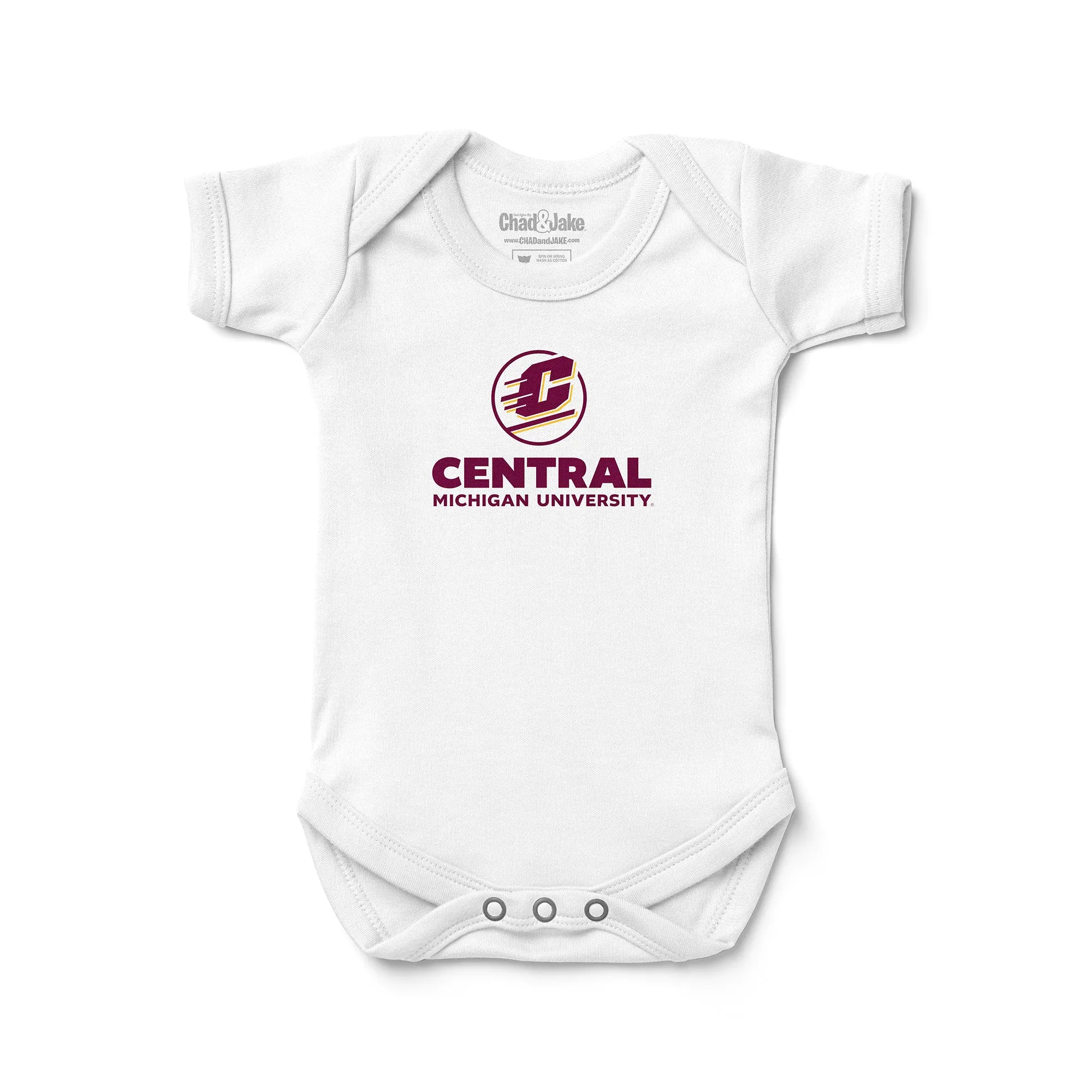 Central Michigan Chippewas Logo Combo Bodysuit