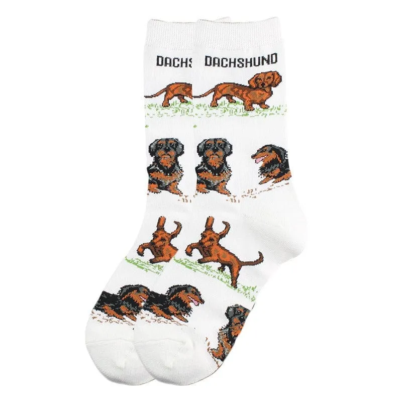 Charming Dachshund Socks