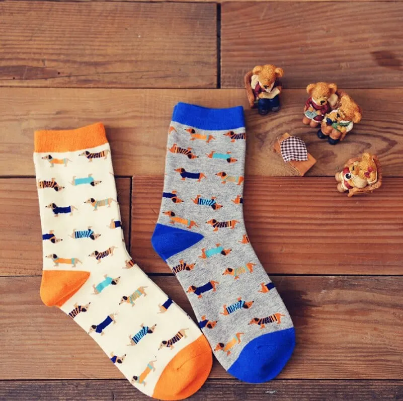 Charming Dachshund Socks