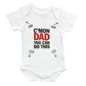 C'mon Dad Baby Onesie Gift for New Dad