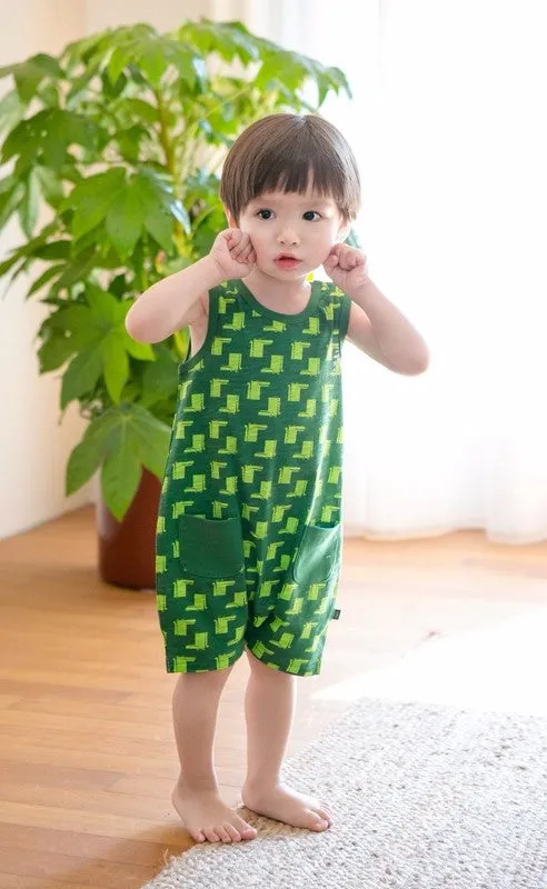 Cool Crocodile Sleeveless Romper