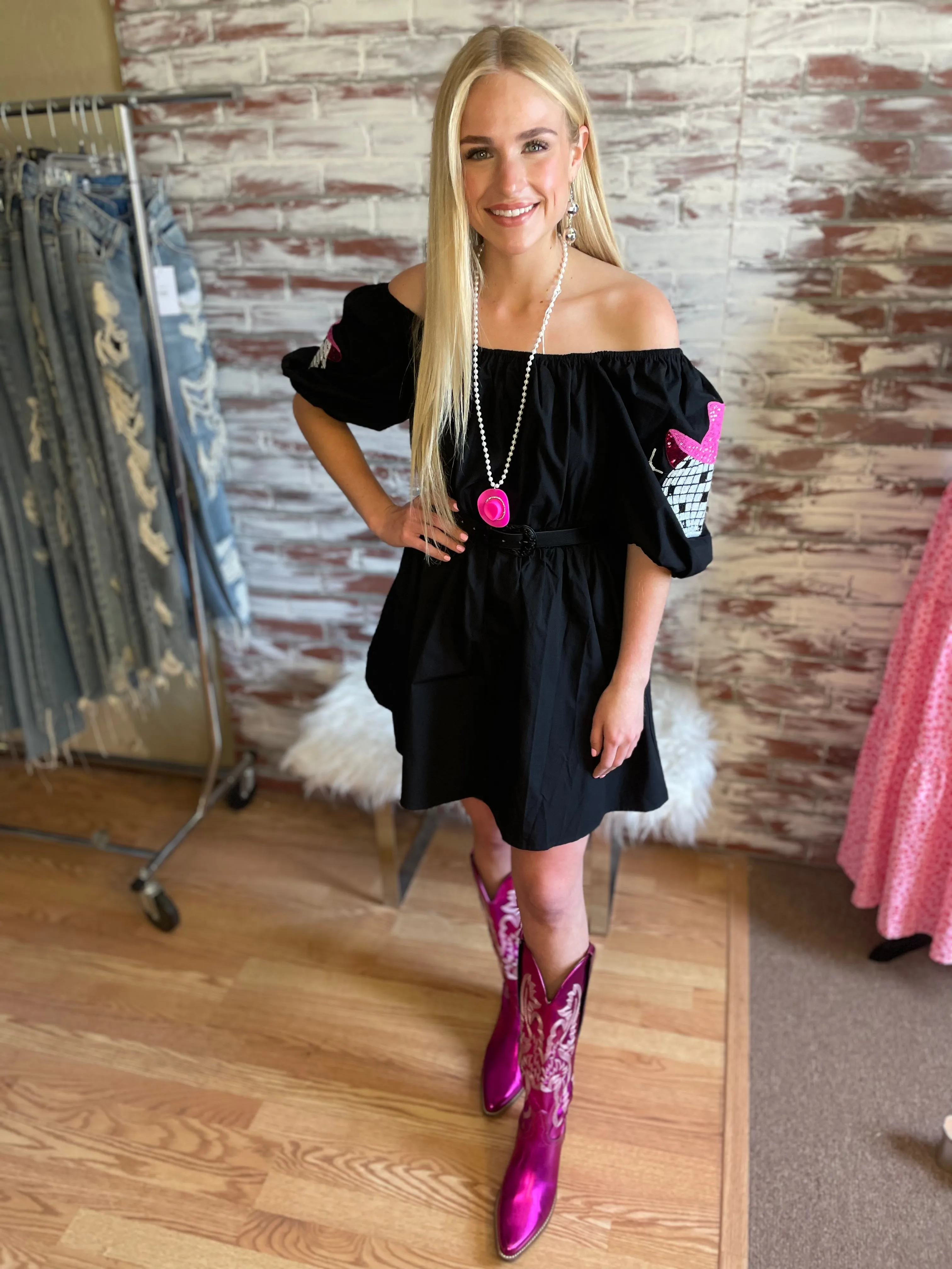 Cowgirl Disco Ball Dress