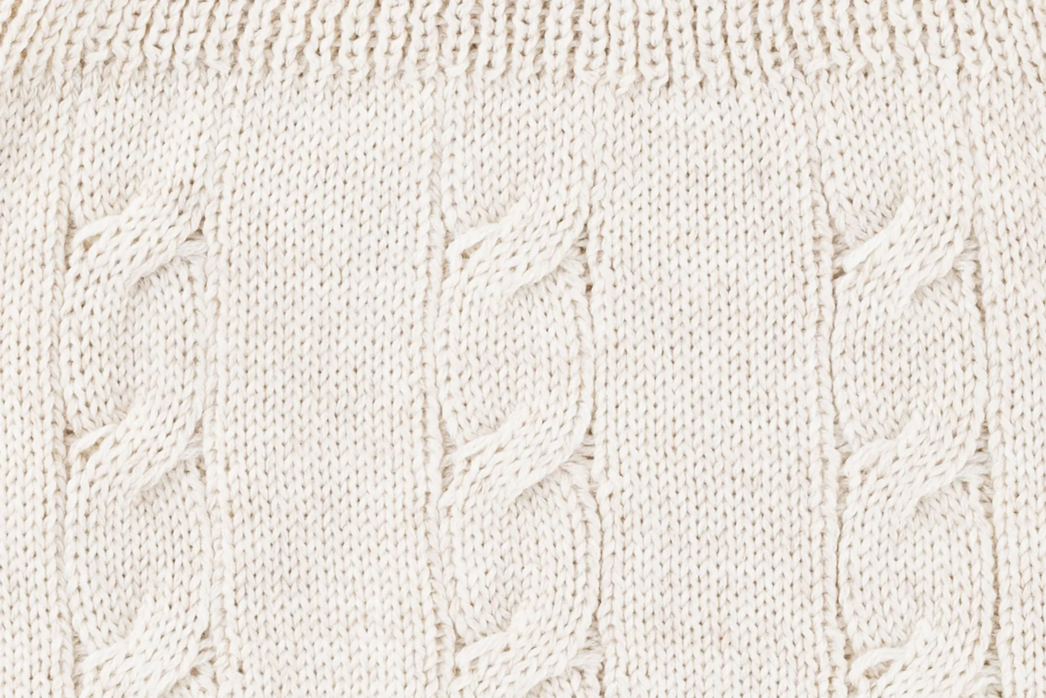 Cozy Sand Unisex Wool Cable Detail Baby Romper