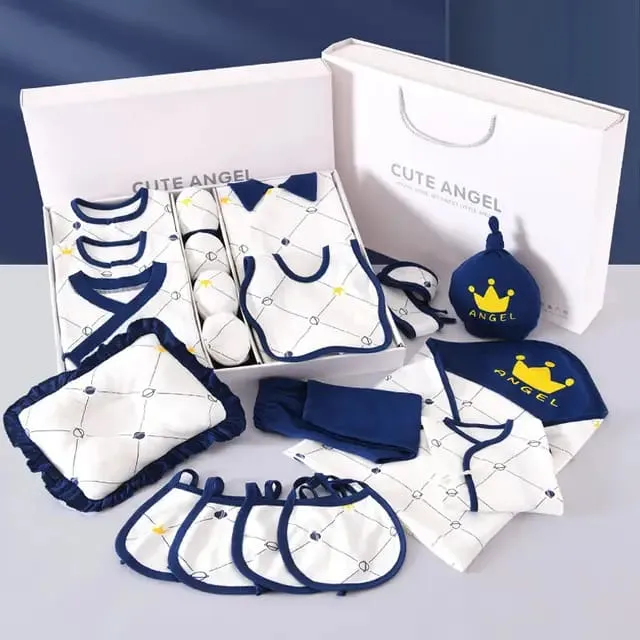 Cute Angel 25 Piece Newborn Baby Gift Box – Adorable Baby Shower Essentials