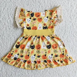 Cute Halloween Girls Dresses B10-9