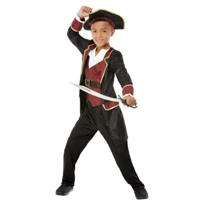 Deluxe Swashbuckler Pirate Childs Costume