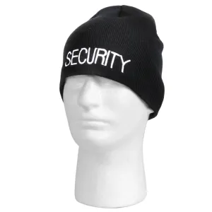 Embroidered Security Acrylic Skull Cap