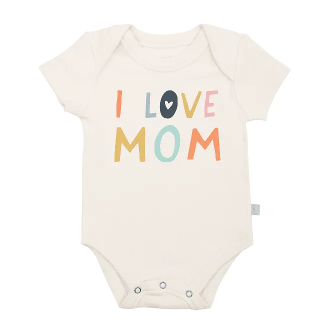 Finn   Emma - I Love Mom Graphic Bodysuit