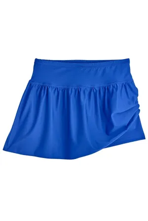 Girl's Wavecatcher Swim Skirt  |  Baja Blue