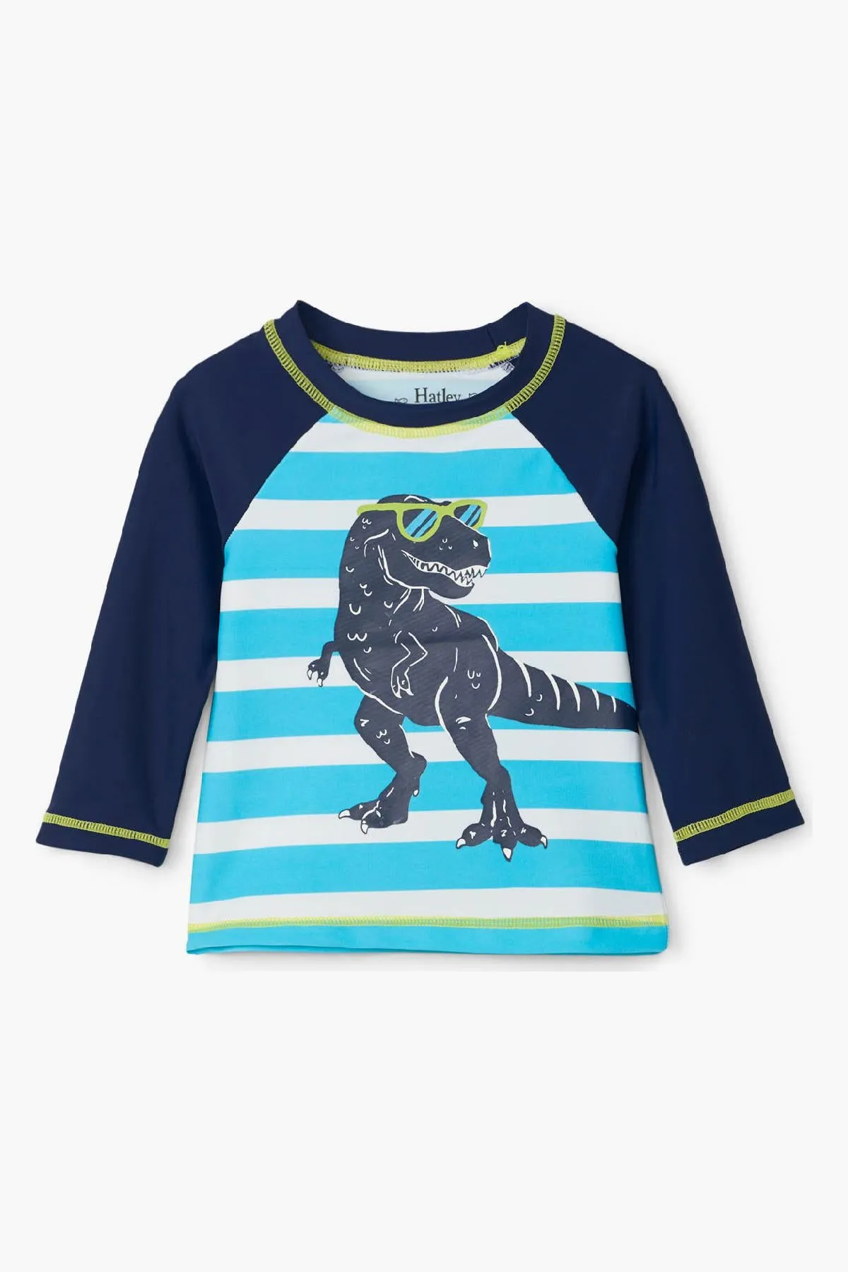 Hatley Cool T-Rex Baby Boys Rashguard Swim Set