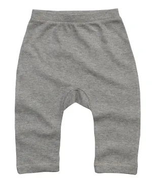 Heather Grey Melange - Baby leggings