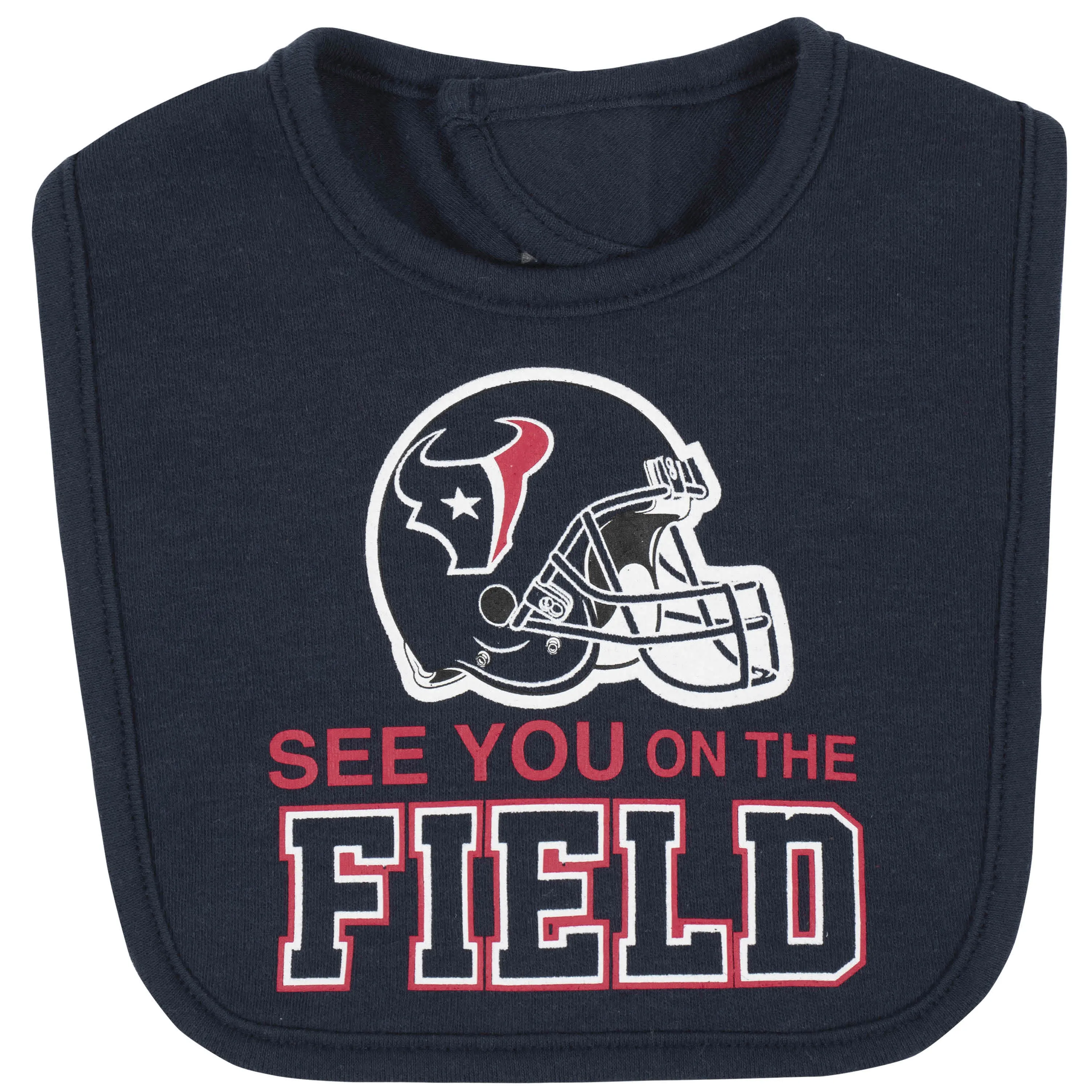 Houston Texans 3-Piece Baby Boys Bodysuit, Bib, and Cap Set