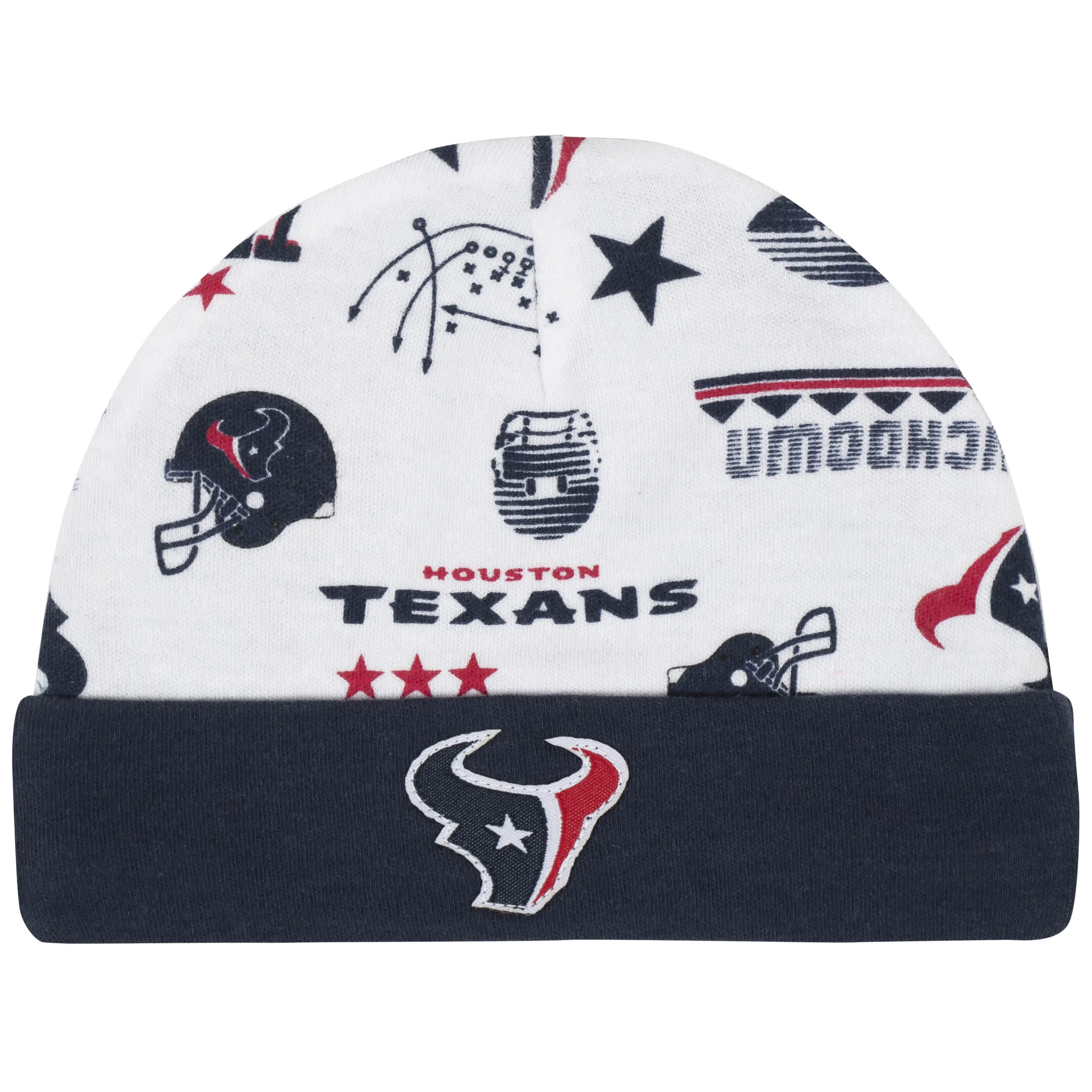 Houston Texans 3-Piece Baby Boys Bodysuit, Bib, and Cap Set