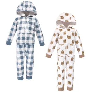 Hudson Baby Fleece Jumpsuits, Coveralls, and Playsuits, Little Bear Toddler