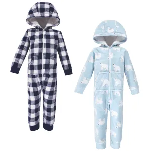 Hudson Baby Fleece Jumpsuits, Coveralls, and Playsuits, Polar Bear Toddler