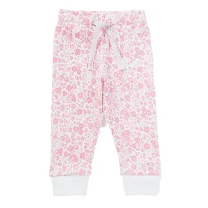 Jogger - Printed - Girls - Pink Floral Print