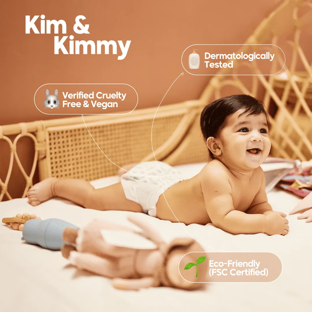 Kim & Kimmy Eco-friendly Baby Diaper Pants, Size -5, 12-17Kg