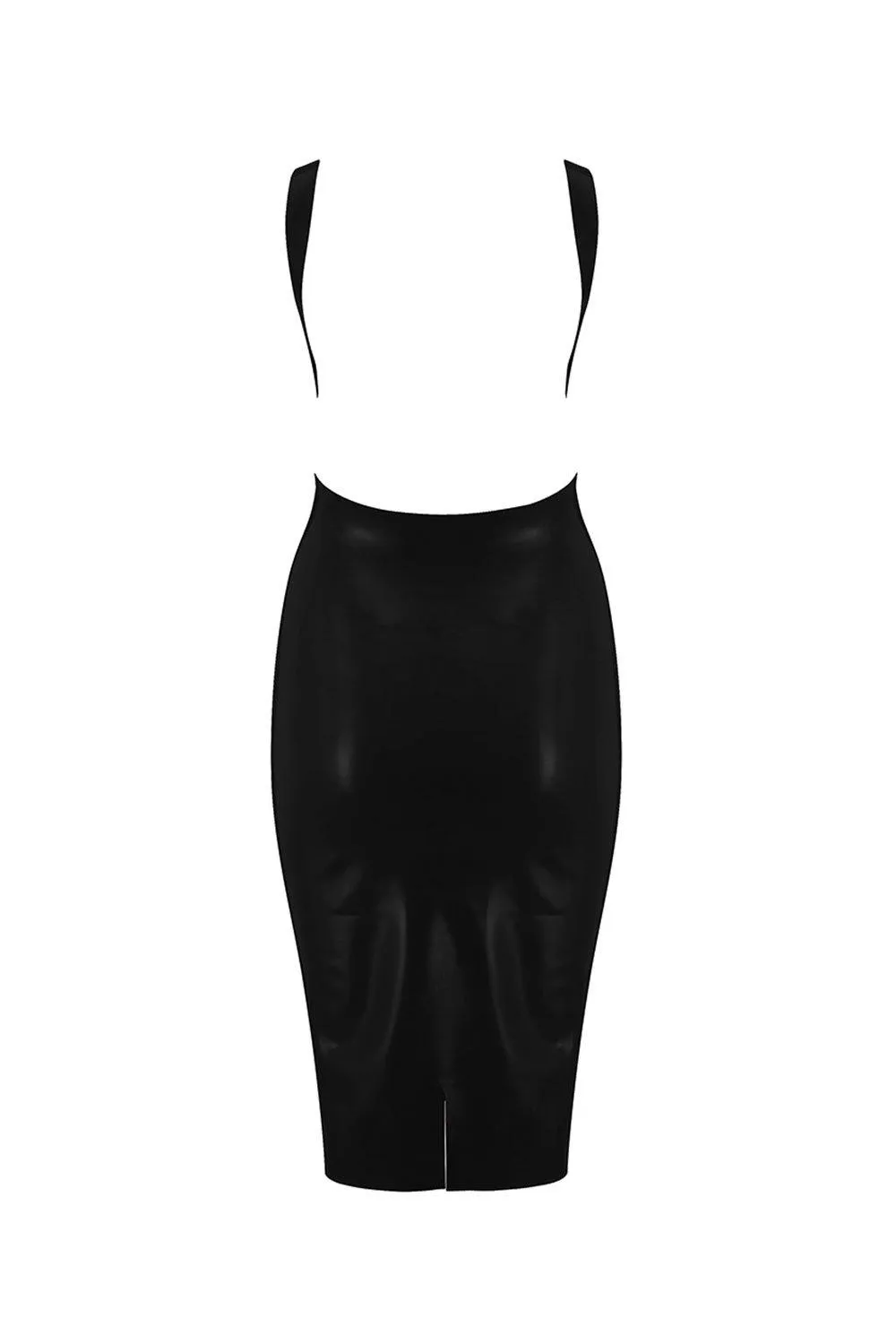 Latex Midi Dress