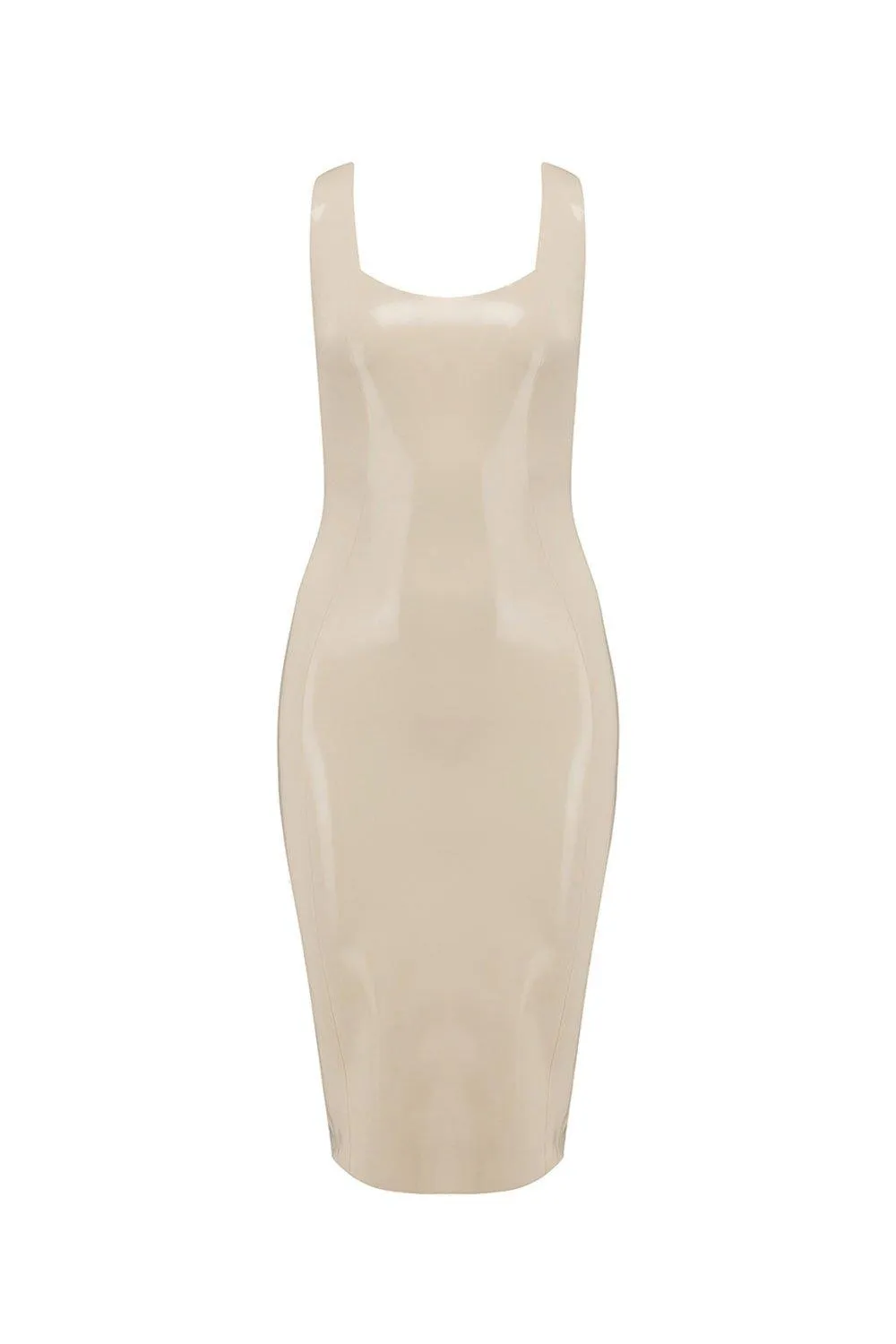 Latex Midi Dress