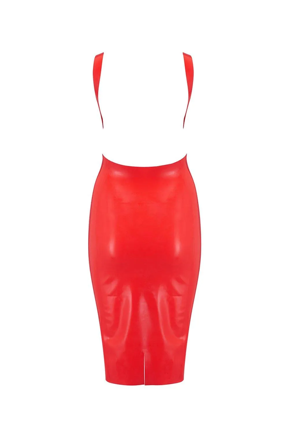 Latex Midi Dress