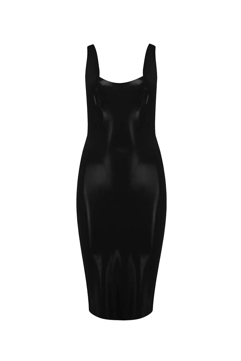 Latex Midi Dress