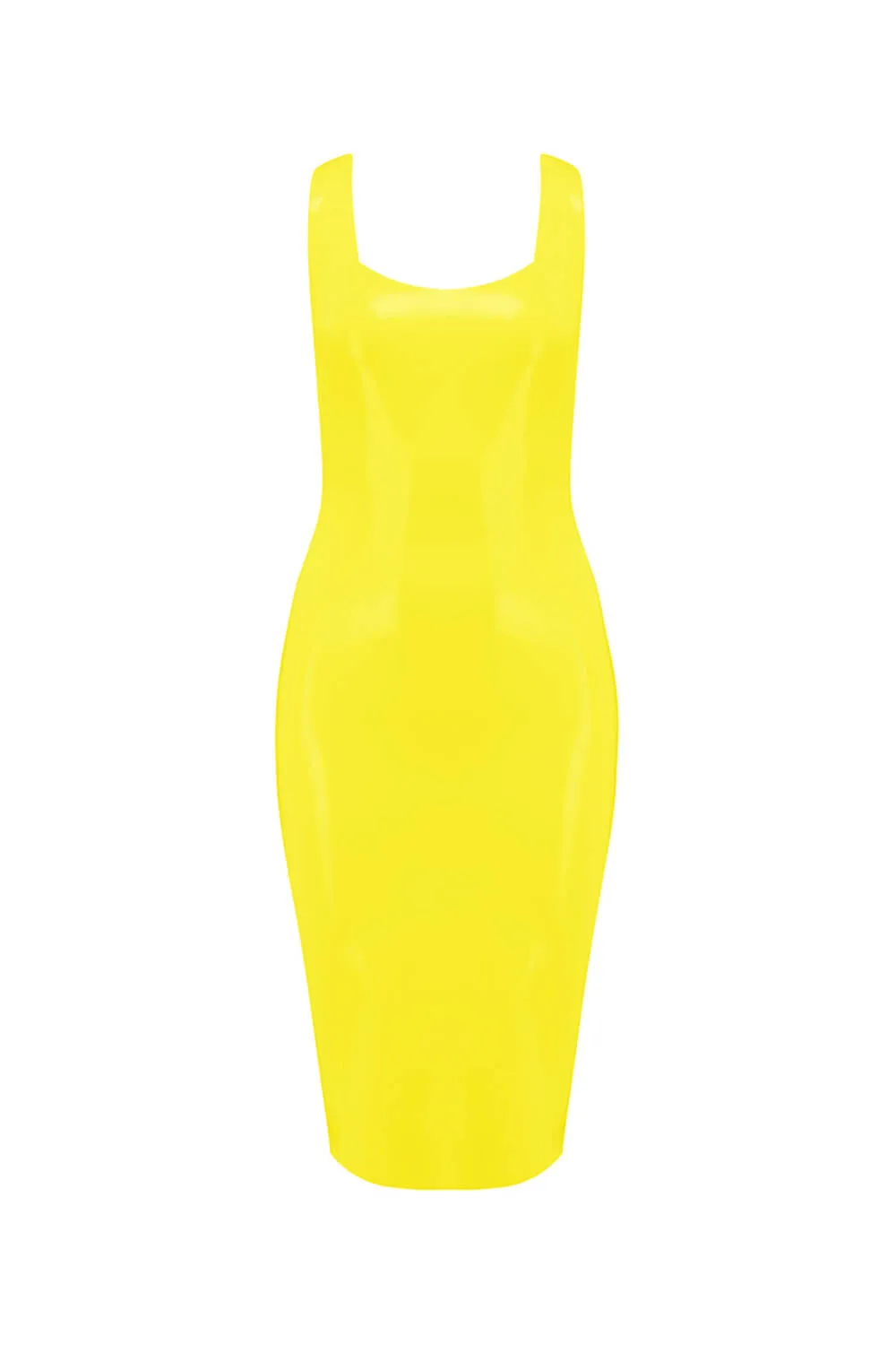 Latex Midi Dress