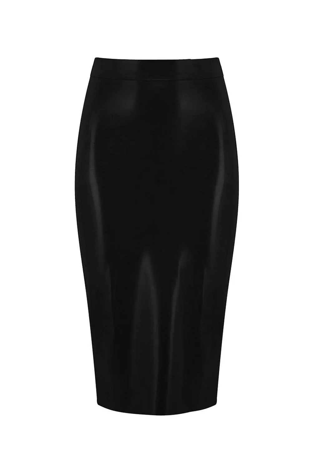 Latex Midi Skirt