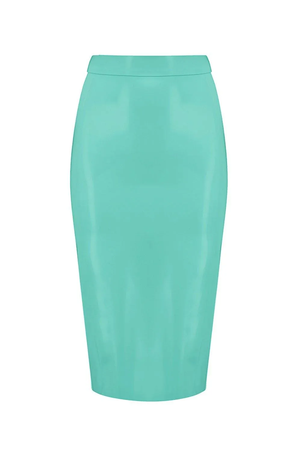 Latex Midi Skirt