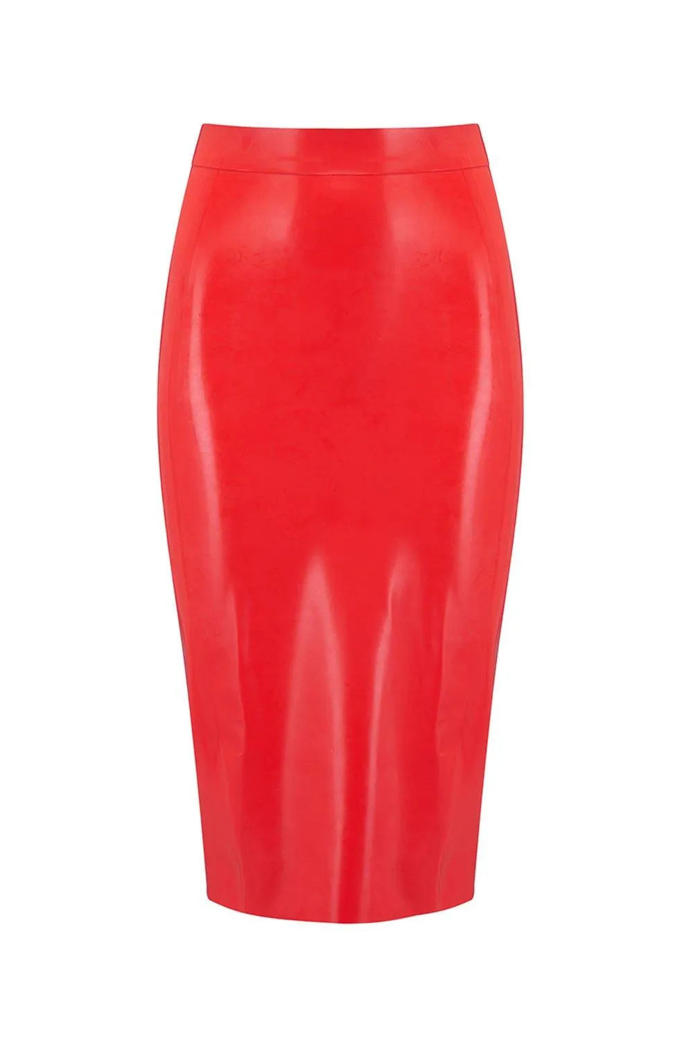 Latex Midi Skirt