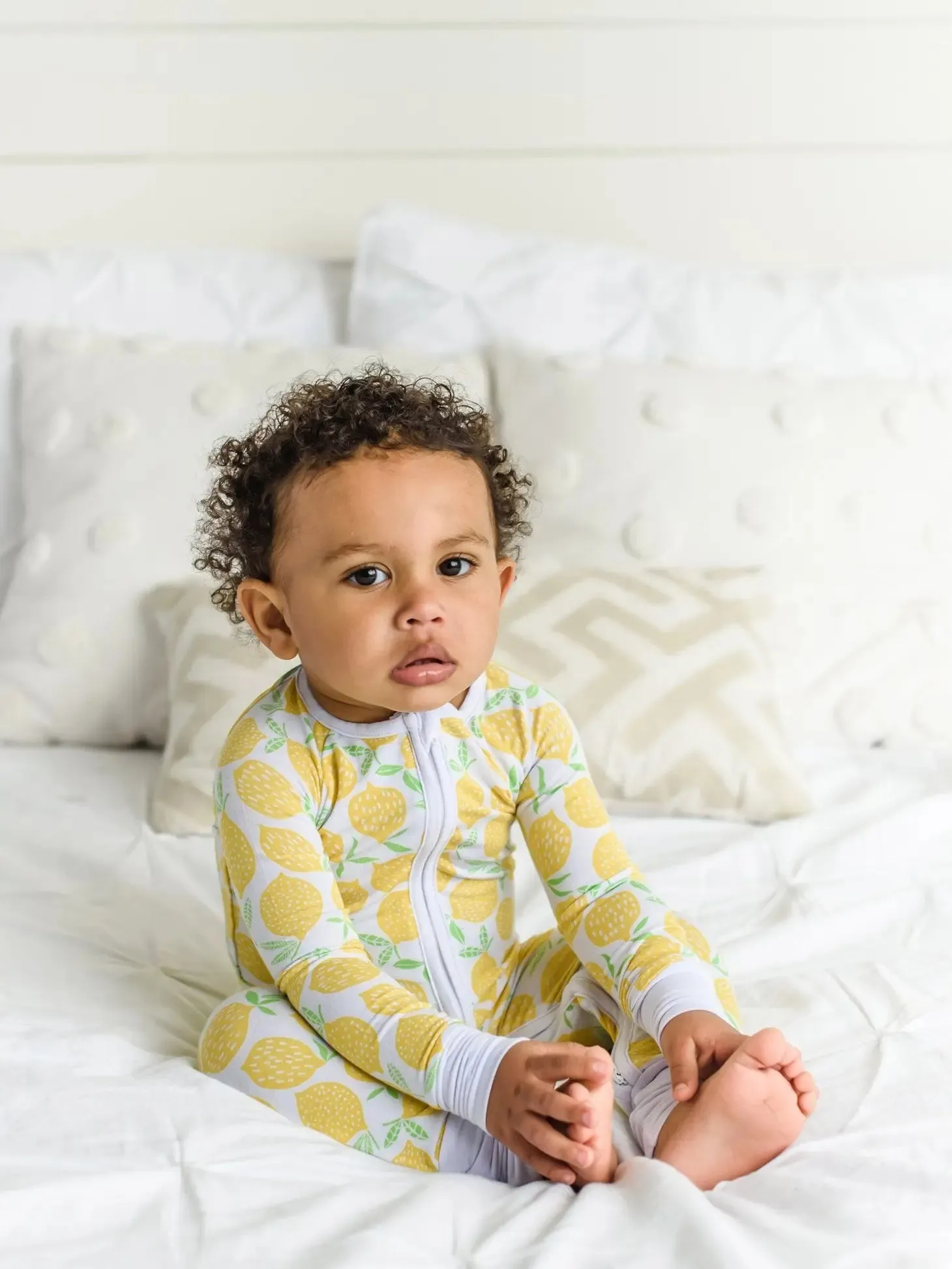 Lemons Bamboo Convertible Romper/Sleeper