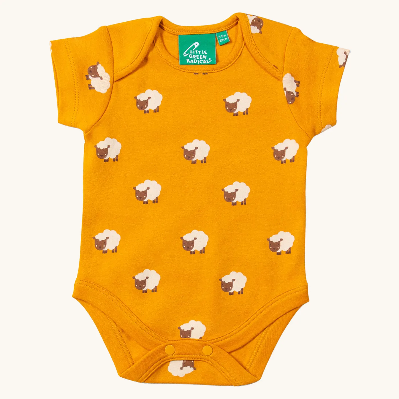 LGR Counting Sheep Organic Baby Body Set - 2 Pack