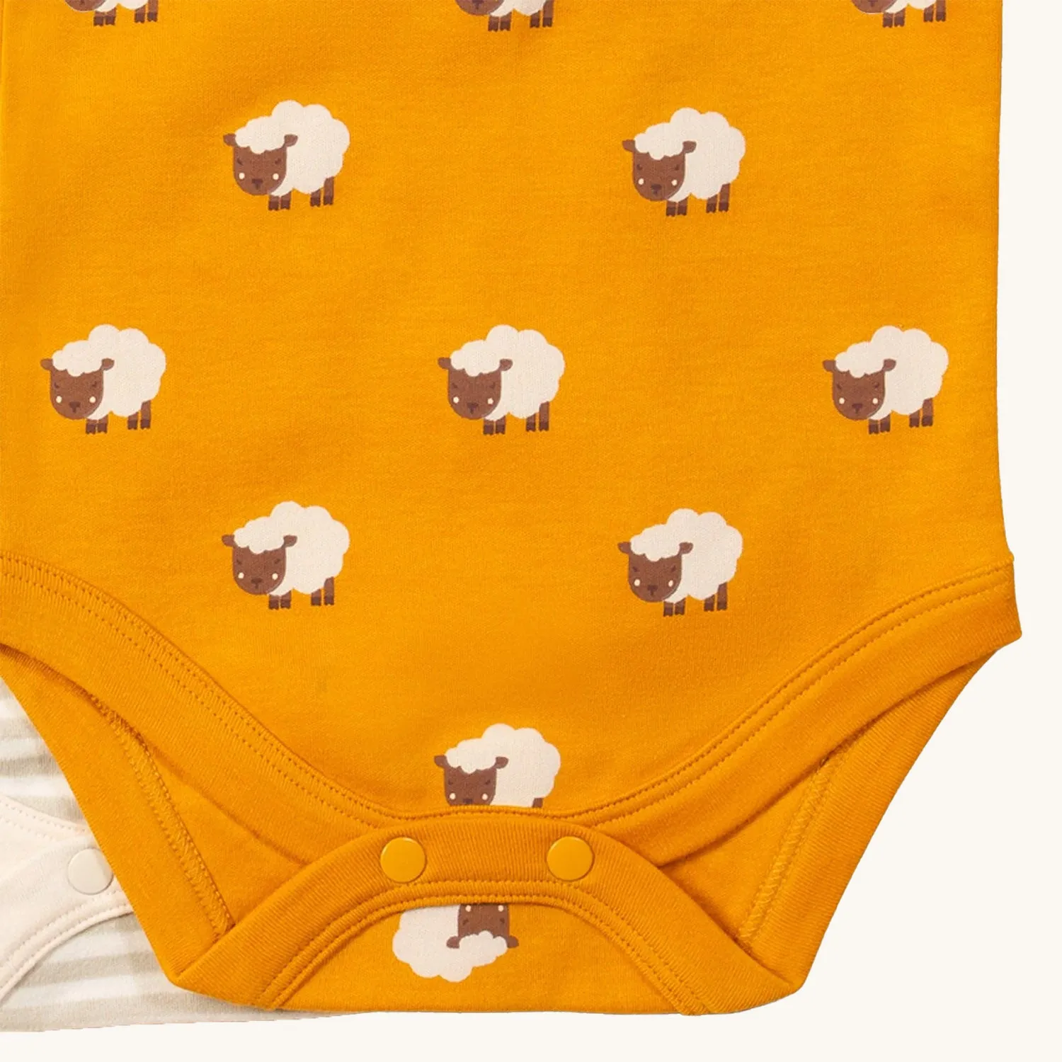 LGR Counting Sheep Organic Baby Body Set - 2 Pack