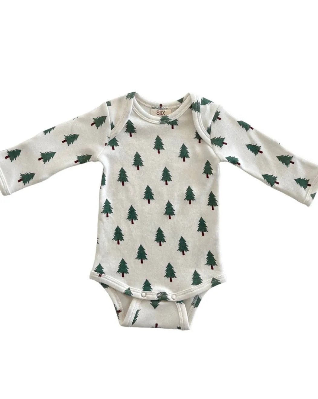 Long Sleeve Bodysuit in Trees