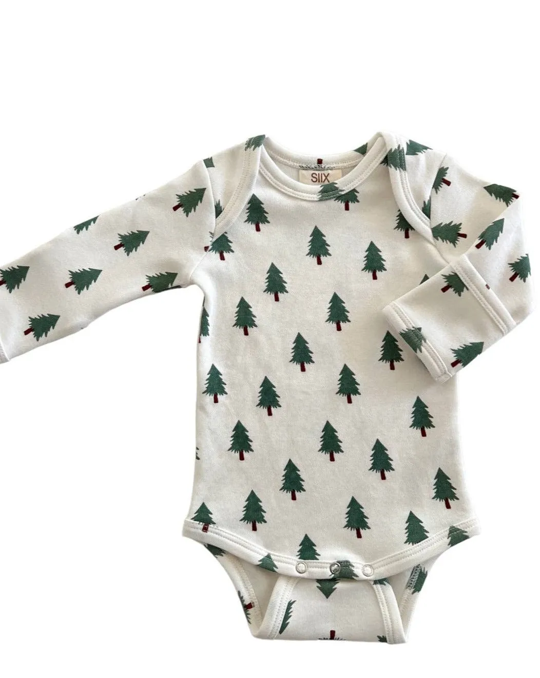 Long Sleeve Bodysuit in Trees