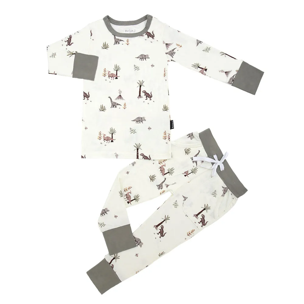 Long Sleeve PJ Set - Dinoland