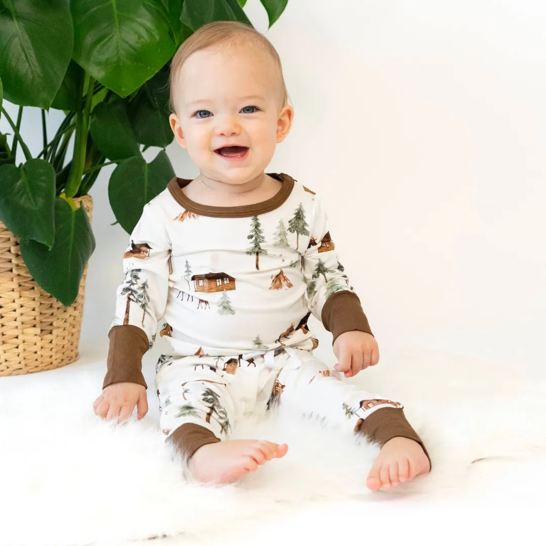 Long Sleeve PJ Set - Moose